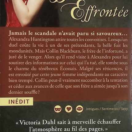 Délicieuse effrontée – Victoria Dahl – Romance historique Regency – héroïne rebelle et séduction interdite - Livre