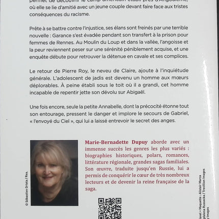 Abigaël ou le Secret des anges – Tome 3 – Marie-Bernadette Dupuy – Roman historique, saga familiale et mystère - Livre