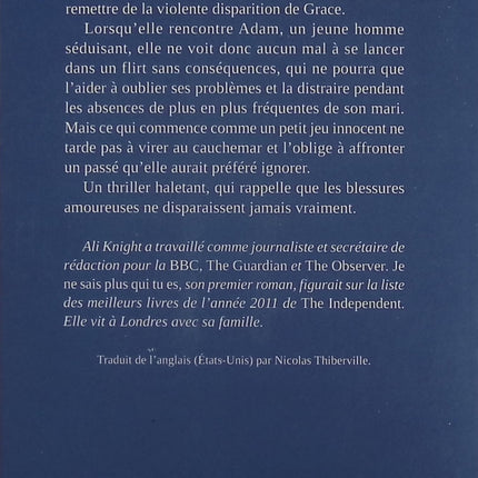 La première blessure - Ali Knight - Livre