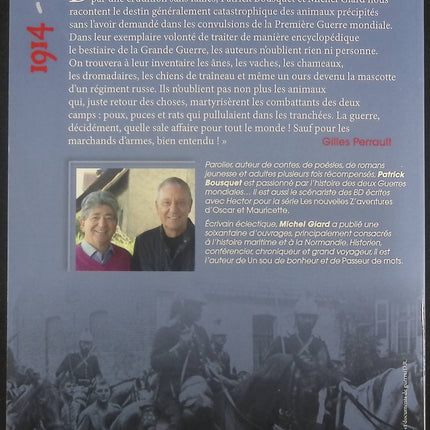 Bêtes de guerre : 1914-1918 - Patrick Bousquet - Livre