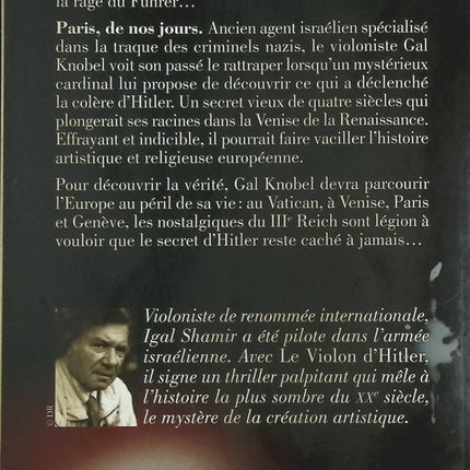 Le violon d’Hitler – Roman historique et drame pendant la Seconde Guerre mondiale – Igal Shamir - livre