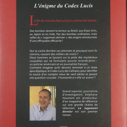 Le Jugement dernier – L’énigme du Codex Lucis – Thriller ésotérique et complot historique – Stéphane Haumant - livre