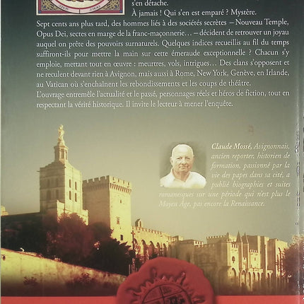 L’Émeraude du pape – Roman historique et intrigue au Vatican – Claude Mossé - livre