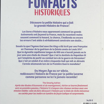 Fun facts historiques – Anecdotes insolites et surprenantes de l’histoire – Adrien Tardieu - livre