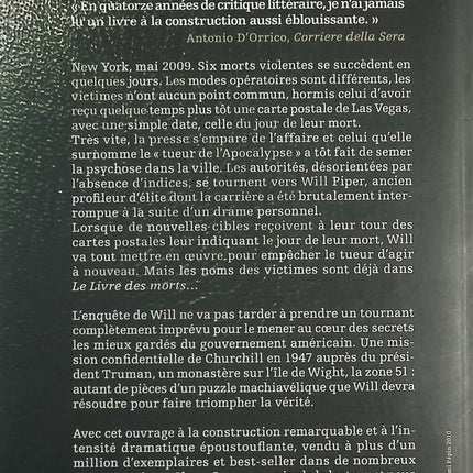 Le Livre des morts – Thriller ésotérique et mystère historique – Glenn Cooper - livre