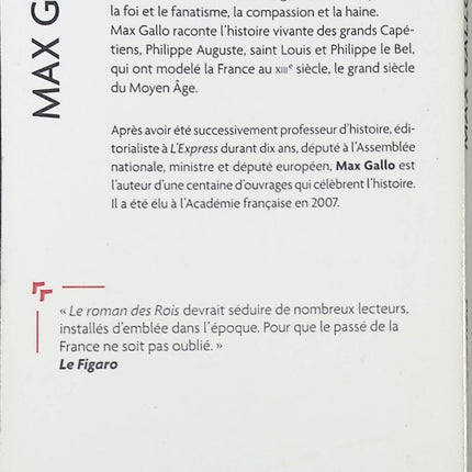 Le Roman des Rois - Max Gallo - livre