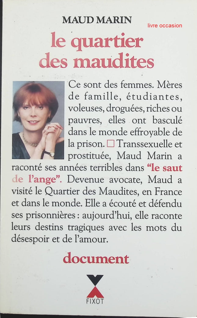 Le quartier des maudites - Maud Marin - livre