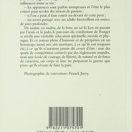 La boxe du Grand Accomplissement – Roman jeunesse et aventure initiatique – Jean-François Chabas - livre