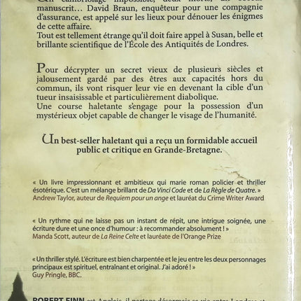 Adepte – Thriller ésotérique et mystère religieux – Robert Finn - livre