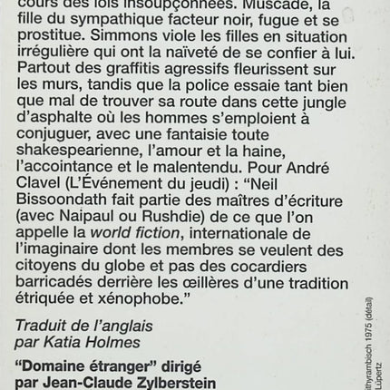 Roman L’Innocence de l’âge Neil Bissoondath littérature contemporaine drame identité famille immigration occasion - Livre