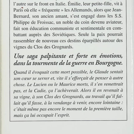 Roman Le Clos des Grognards H. Douriaux récit historique guerre souvenirs soldats époque napoléonienne occasion - Livre