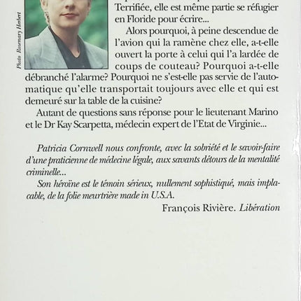 Mémoires mortes – thriller policier et enquête médico-légale de Patricia Cornwell - livre