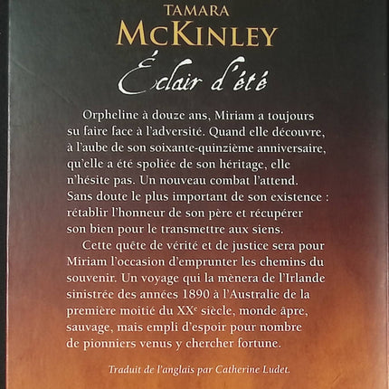 Éclair d’été – roman contemporain et romance estivale – Tamara McKinley - Livre