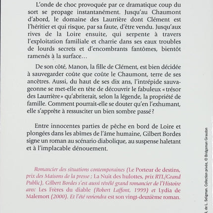 Et l’été reviendra – roman contemporain et émotion – Gilbert Bordes - Livre