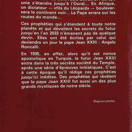Les Prophéties du pape Jean XXIII – Pier Carpi | Mystères, prophéties et secrets du Vatican - Livre