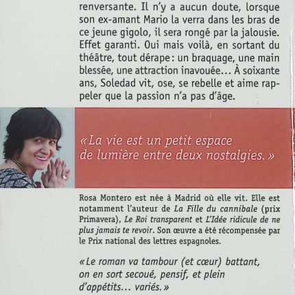 La Chair – Rosa Montero – roman contemporain espagnol passion et désir occasion - Livre