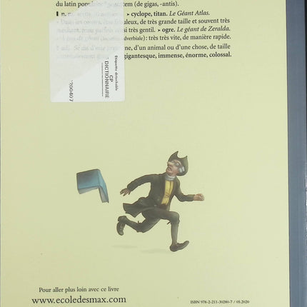 Le Géant, la fillette et le dictionnaire - Album jeunesse sur l’amitié et le langage de Jean Leroy et Stéphane Poulin - Livre