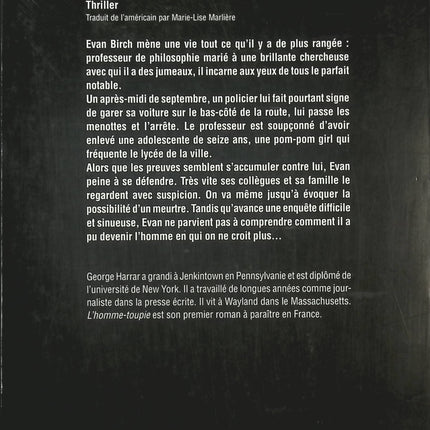 L'homme-toupie - George Harrar - livre