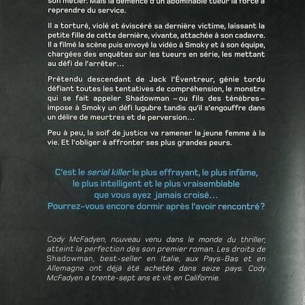 Roman thriller suspense et policier – Shadowman Cody MacFadyen - Livre