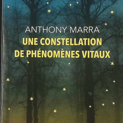 Une constellation de phénomènes vitaux - Anthony Marra - livre