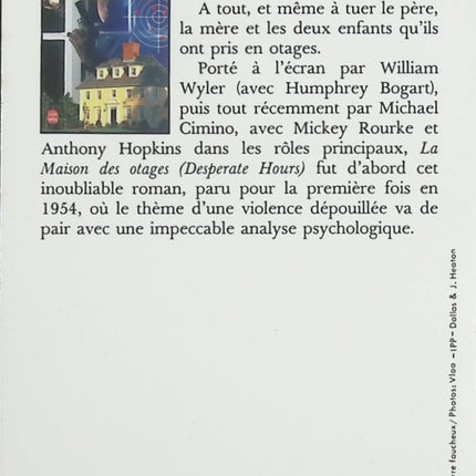 La maison des otages – Joseph Hayes – Thriller psychologique et prise d’otages – Livre occasion - livre