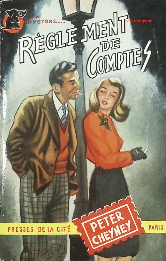Règlement de comptes – Peter Cheyney – Roman policier suspense vintage – Livre occasion - livre
