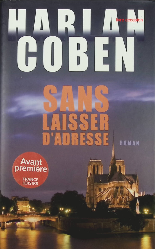 Sans laisser d'adresse - Harlan Coben - livre