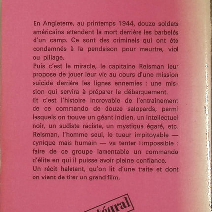 Douze salopards - Ernest M. Nathanson - Livre
