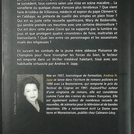 La Croix de perdition Andrea H. Japp – roman policier suspense et enquête haletante - Livre