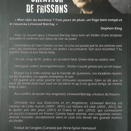 Roman thriller suspense et drame familial – Contre toute attente Linwood Barclay - Livre