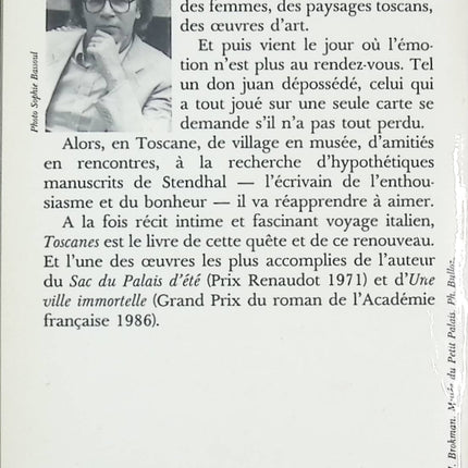 Toscanes — Pierre‑Jean Rémy — roman français, voyage en Italie et quête de beauté - livre