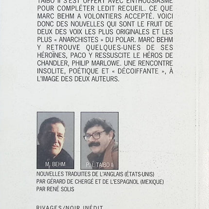 Hurler à la lune – Marc Behm & Paco Ignacio Taibo II – Roman noir international – Livre d’occasion - livre
