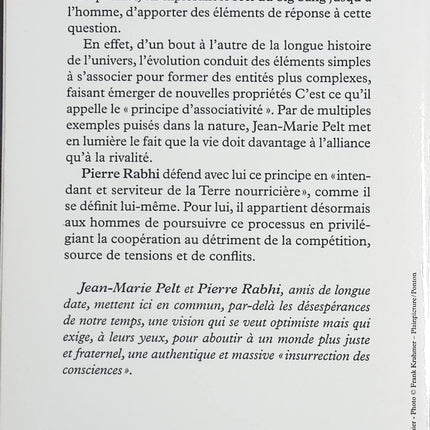 Le monde a-t-il un sens ? - Jean-Marie Pelt Pierre Rabhi - livre