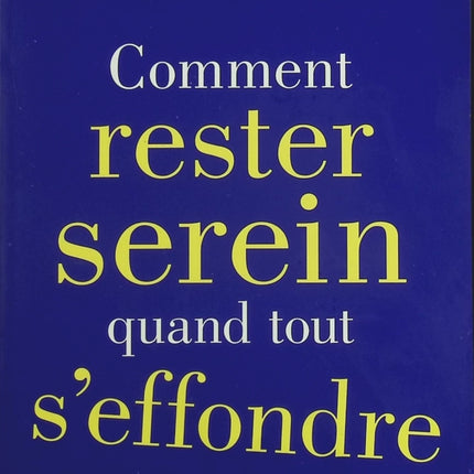 Comment rester serein quand tout s'effondre - Fabrice Midal - livre