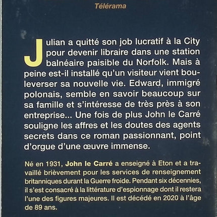 L'Espion qui aimait les livres – John le Carré – Roman d’espionnage – Livre d’occasion - livre