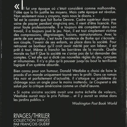 Le couperet - Donald E. Westlake - livre