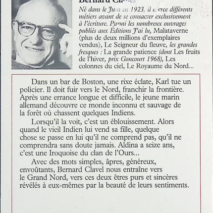L'Iroquoise - Bernard Clavel - Livre