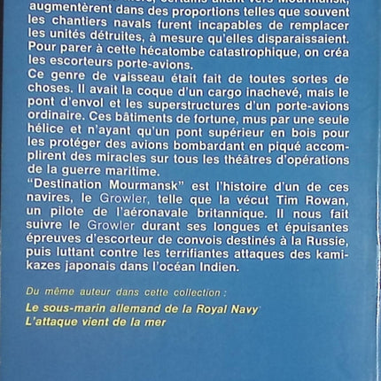 Destination Mourmansk – Douglas Reeman – Roman de guerre naval – Seconde Guerre mondiale – Livre occasion - livre