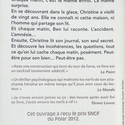 Avant d'aller dormir - S. J. Watson - livre