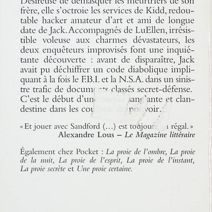 Le code du diable - John Sandford - livre