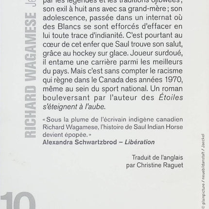 Jeu Blanc - Richard Wagamese - livre