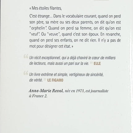Nos étoiles ont filé - Anne-Marie Revol - livre