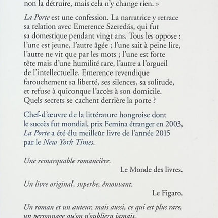 La Porte - Magda Szabo - livre