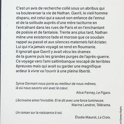 Le vent reprend ses tours - Sylvie Germain - livre