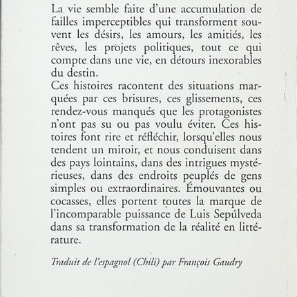 Rendez-vous d'amour dans un pays en guerre - Luis Sepúlveda - livre