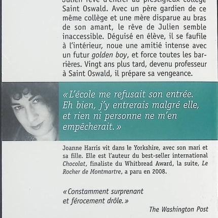 Classe à part - Joanne Harris - Livre
