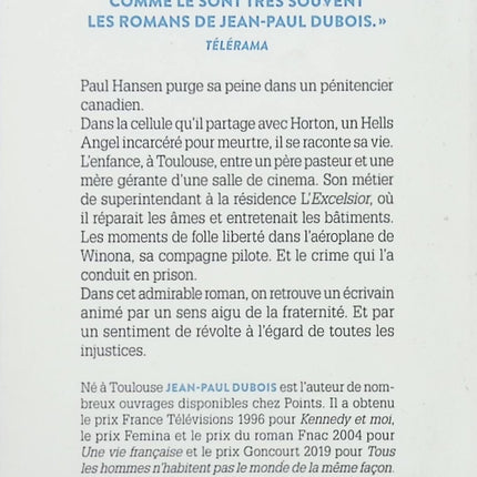Tous les hommes n'habitent pas le monde de la même façon - Jean-Paul Dubois - livre