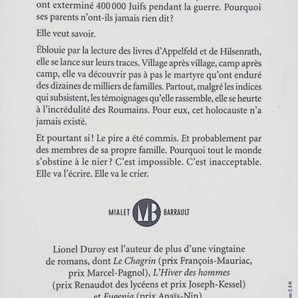 Mes pas dans leurs ombres – Lionel Duroy – roman contemporain famille mémoire guerre Balkans - Livre