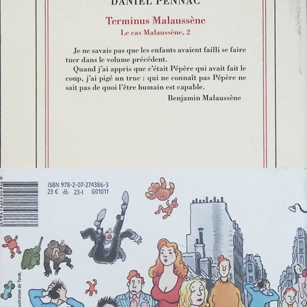 Le Cas Malaussène Tome 2 : Terminus Malaussène – Daniel Pennac – roman policier humoristique famille Malaussène - Livre