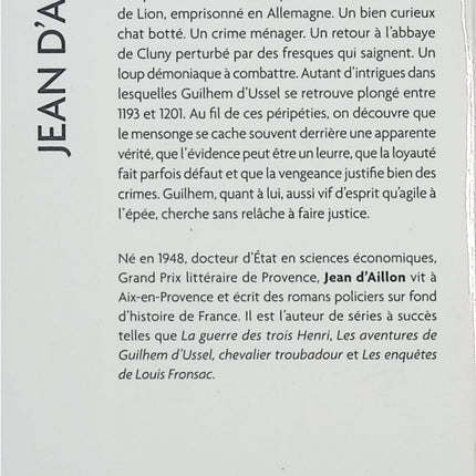 L’évasion de Richard Cœur de Lion et autres aventures – Jean d’Aillon – Roman historique – complots médiévaux et aventures royales - Livre